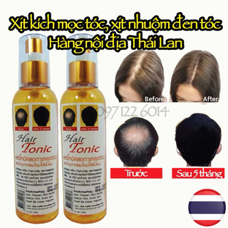 Xịt kích mọc tóc và serum kích mọc lông mày Thái Lan, xịt nhuộm đen tóc bạc Thái Lan