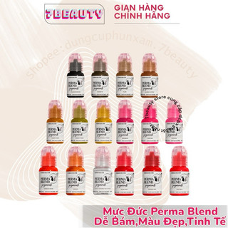 Mực Perma Blend Phun Xăm Thẩm Mỹ(Bám Màu và lên Đậm)