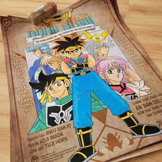Poster phát hành Dragon Quest Dai Dũng Sĩ khổ 80x60