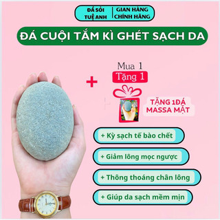 Đá Kì Ghét, Đá Tắm Tẩy Tế Bào Chết, Đá Kì Tắm Tự Nhiên, Đá Cuội Kì Da Chết,Giảm Viêm Nang Lông,Sạch Mịn Đẹp Da, Túi Lưới