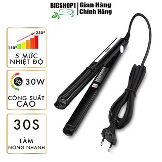 Máy duỗi tóc điều chỉnh 4 mức nhiệt độ Kemei KM-2139 có thể duỗi uốn tạo kiểu - HÀNG CHÍNH HÃNG