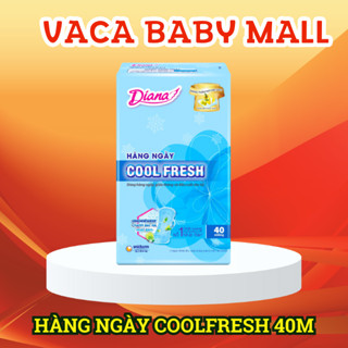 Băng Vệ Sinh Diana Hàng Ngày Sensi Cool Fresh Gói 40 Miếng/ 20 Miếng
