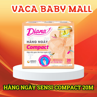 Băng Vệ Sinh Diana Hàng Ngày Sensi Compact Gói 20 Miếng/ 40 Miếng