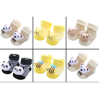 Tất vớ 3d hình thú chống trơn trượt cho bé