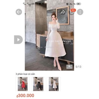 Đầm trắng dự tiệc.