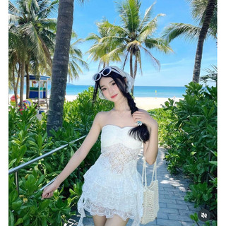 Áo ren lưới cúp ngực by carrotstore xẻ tà 2 bên