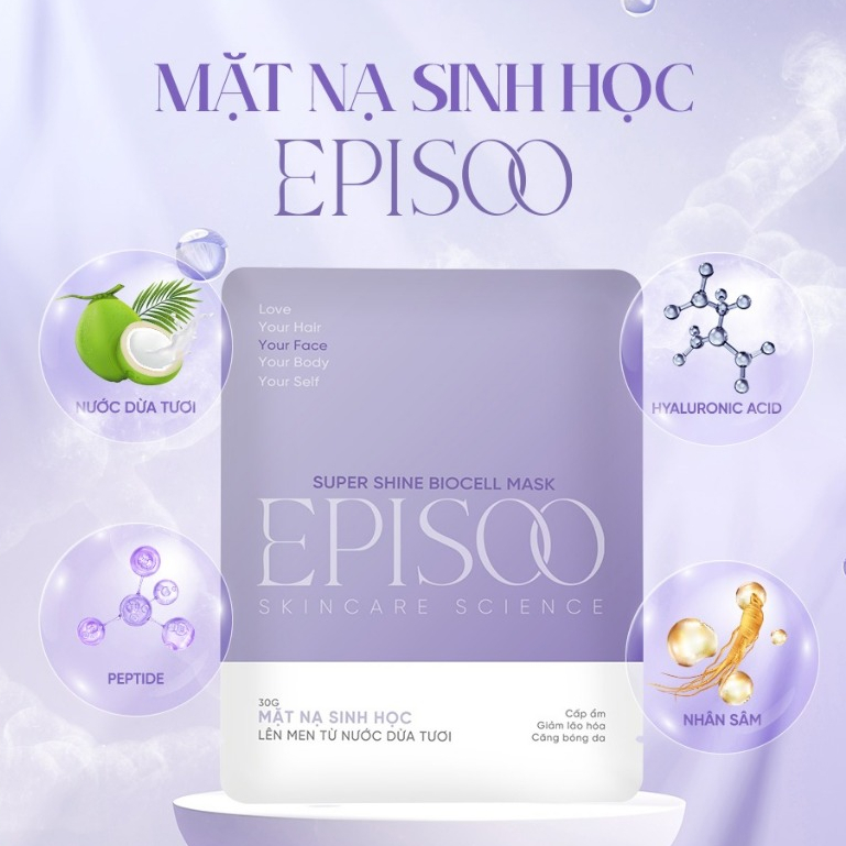 Mặt nạ sinh học Episoo 30g