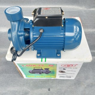  Máy bơm nước 1hp  1 ngựa  An Phát 1.5DK-22  D1142  trục INOX 750W chính hãng c-ty An Phát bảo hành 12 tháng hút xã 49mm 