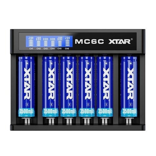 SẠC ĐA NĂNG XTAR MC6C (6 KHE SẠC)