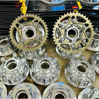 Cùi dĩa tải Nhôm CNC TQ6 dành cho xe ex2006-2010 ,ex2011 ,ex150-155 ,winner ,sonic ,suzuki sport  Phụ Tùng