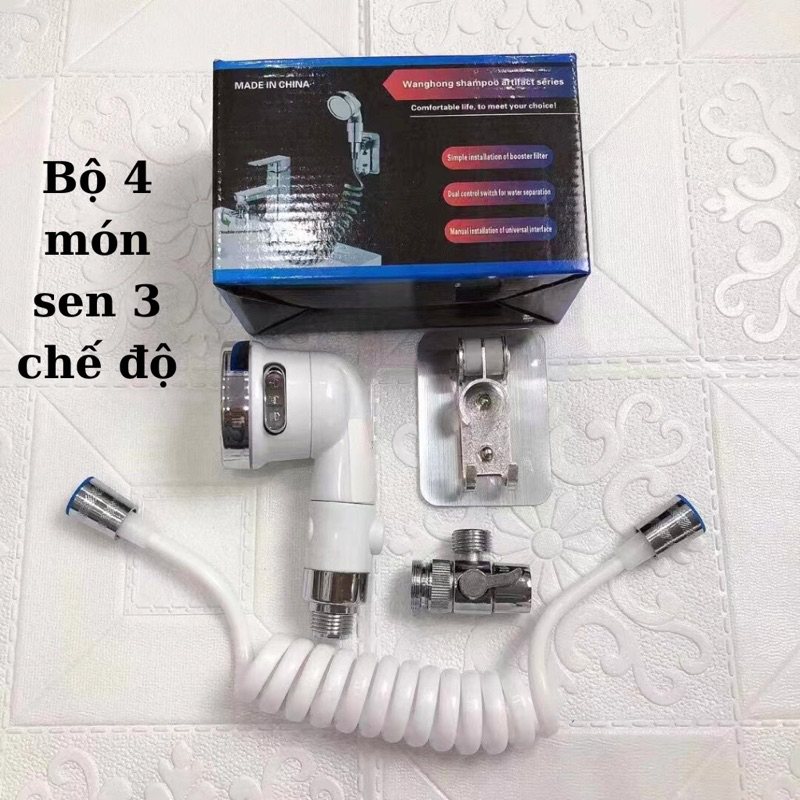 Vòi hoa sen lavabo mini dùng cho bồn rửa mặt, lavabo, vòi gội đầu bằng Nhựa ABS chịu nhiệt cao cấp