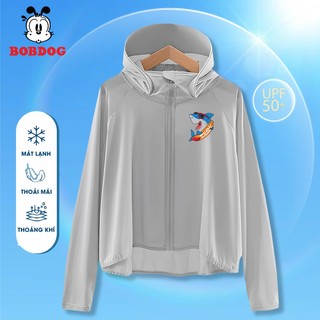 Áo chống nắng cho bé bobdog, áo chống nắng bé trai in hình cá mập cute cho bé