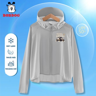 Áo chống nắng bé trai BOBDOG, áo nắng chất liệu vải kim cương thoáng khí in hình Ô TÔ cho bé