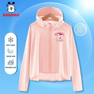 Áo chống nắng cho bé BOBDOG, áo choàng chống nắng chất liệu kim cương thoáng mát in hình cho bé