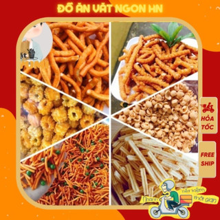 Bánh quẩy đùi gà phô mai tăm đậu tai heo bánh gấu bánh cá khoai sấy các loại bánh quẩy đồ ăn vặt ngon hn