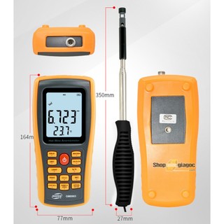 Máy đo lưu lượng, tốc độ, nhiệt độ Gió GM8903