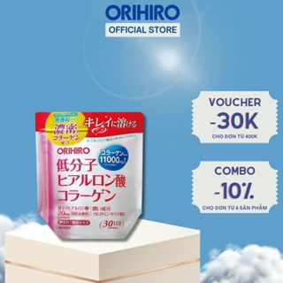 Bột Collagen Hyaluronic Acid Làm Đẹp Da Orihiro 11000mg 180g/túi - Orihiro Viet Nam