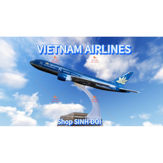Mô hình máy bay vietnam airlines bằng kim loại - mô hình quà tặng