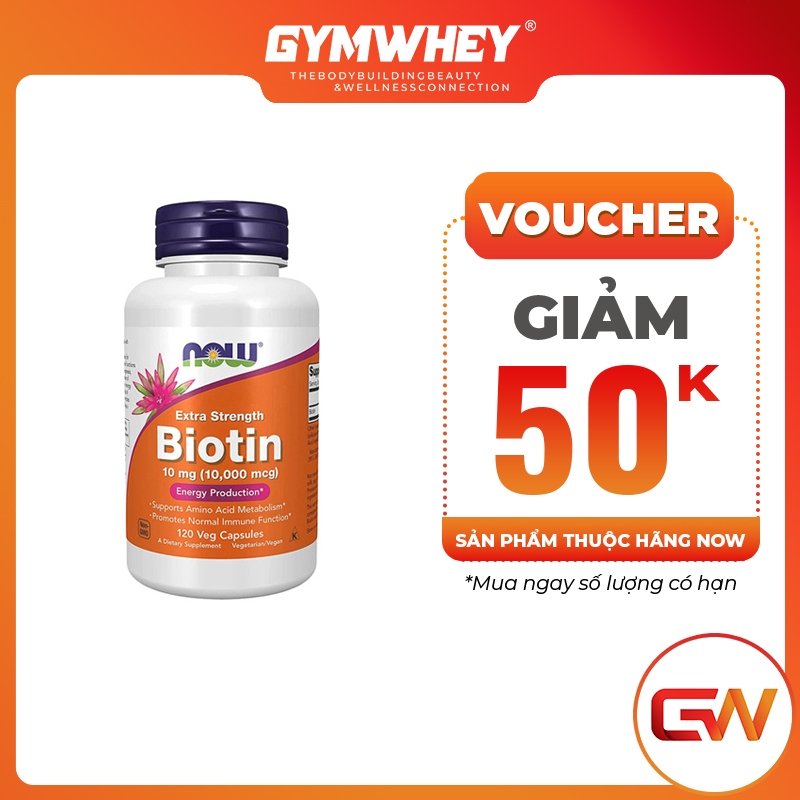 Now Vitamin B5, Biotin K ích Thí ch Mọc Tóc, Ngăn Rụng Tóc, Chắc Móng Từ Mỹ