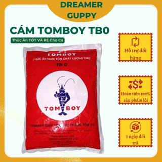 Cám TOMBOY TB0 Dạng Nổi - Thức Ăn Tốt và Rẻ cho cá Vàng, Betta, Guppy, Crayfish