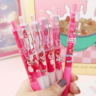 🍀 Bút bi bấm gấu dâu Lotso dễ thương🍀 Clovershop68 🍀