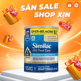 Sữa similac 360 total care cho bé từ 0-12m - hàng mỹ