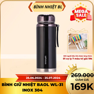 Bình Giữ Nhiệt L31 1000-1200-1500ml - Inox 304 Cao Cấp, Giữ Nhiệt Lâu, Hàng Chuẩn