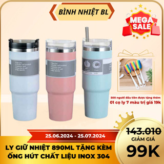  Cốc Giữ Nhiệt 600ML Inox 304 - Giữ Nhiệt 6-12 Tiếng, Chất Lượng Cao, Hàng Chuẩn