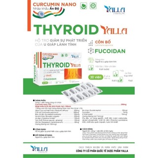 Hỗ trợ giảm sự phát triển của u giáp lành tính thyroid yalla