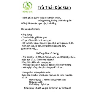 Trà Thải Độc Gan Nông Gia