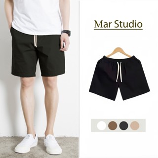  Quần đùi Kaki nam lưng thun - Mar Studio - Quần sọt kaki nam ngắn trên gối Menswear QD01 