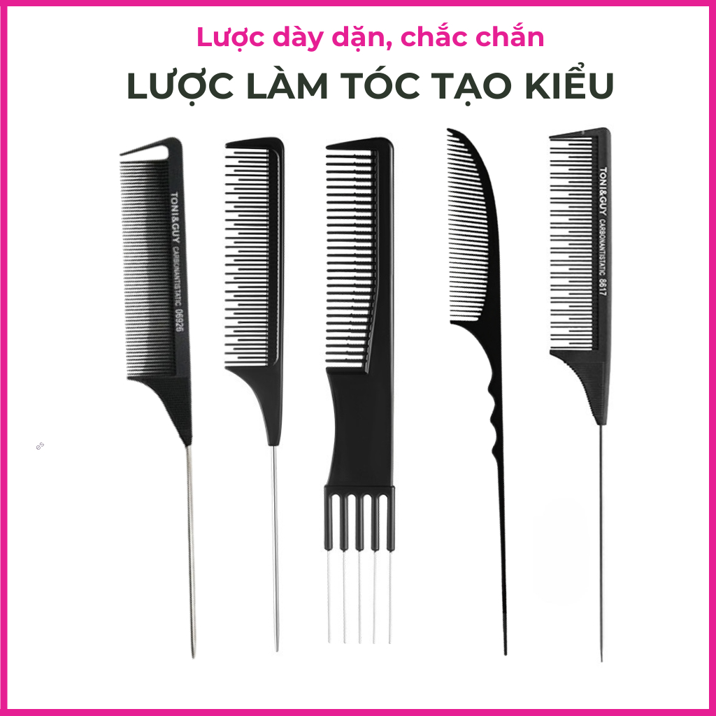 Lược làm tóc tạo kiểu chuyên nghiệp cao cấp nhiều loại