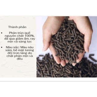Phân trùng quế dạng viên nén 200g
