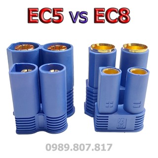 - Jack EC5 EC8 Connector Plug nối nguồn điện cho thiết bị điện công suất lớn, ESC Motor Pin Lipo RC