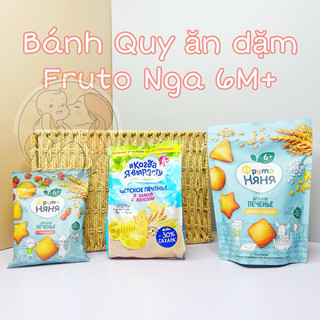 Bánh Quy, gạo Dặm Fruto Nga 6M+