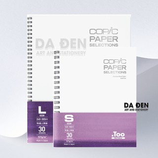 [DA ĐEN] Sổ Vẽ Marker Copic Sketch Book 157gsm 30 Tờ Cao Cấp