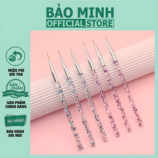 Bộ cón nét cán trong 3 cây 3 size khác nhau - Bộ cọ vẽ nét 3 cây lông mềm - cọ nét siêu mảnh vẽ nail