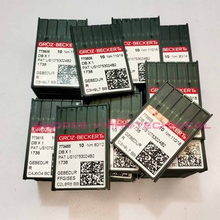 Kim khâu công nghiệp máy 1 kim DBx1 mạ vàng đầu tròn vỉ 10 cây