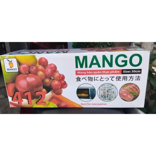  Màng Bọc Thực Phẩm Mango  Dùng được lò vi sóng    size 30 cm   412m 