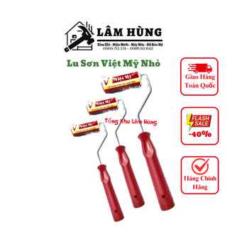 ✅ lu lăn sơn nhỏ việt mỹ - con lăn sơn loại 6cm- 10cm: hàng tốt chất lượng cao