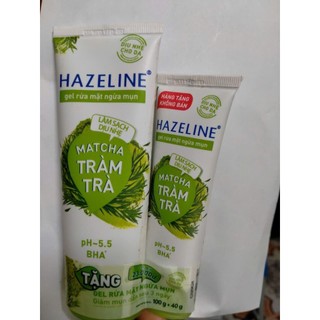 sữa rửa mặt hazeline tuýp 50g /100g tặng quà