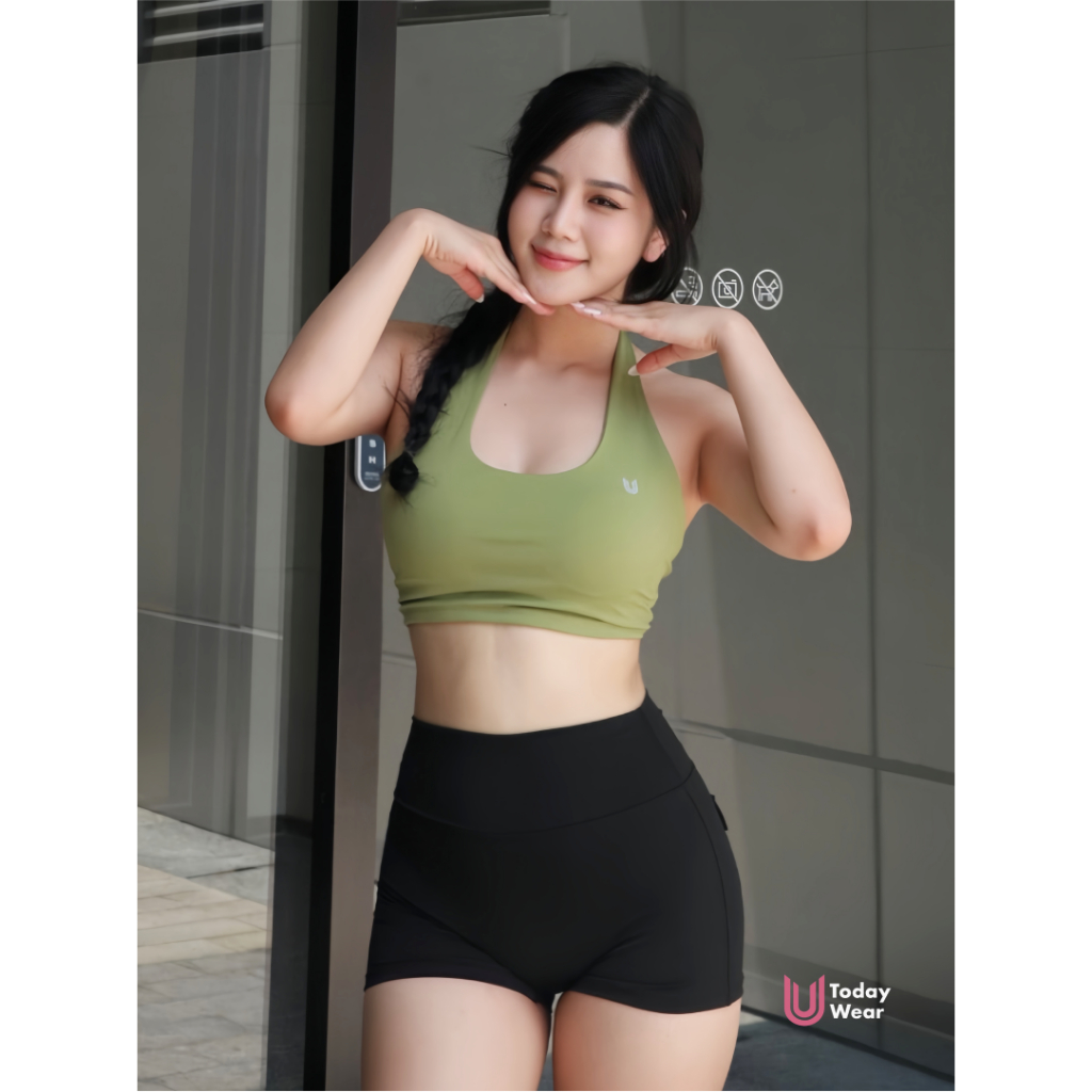 Quần đùi thể thao nữ Box Short Today U Wear thấm hút mồ hôi | BigBuy360 - bigbuy360.vn