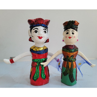 [Loại đẹp - Cao 20cm] Rối nước cung nữ múa hát hay tích tiên nữ giáng trần (có cánh tiên đính hoa)