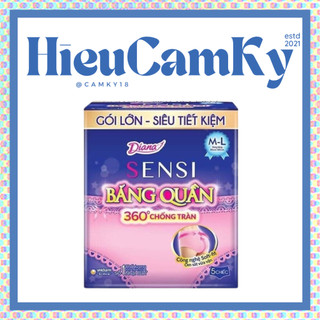Băng đêm dạng quần Diana size M-L 5 chiếc