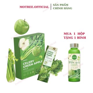 Cần Tây Cải Kale Táo Xanh Shido Motree, Nước Cần Tây Detox Thanh Lọc Đào Thải Mỡ Thừa, Đẹp Dáng Sáng Da, Hộp 14 Gói