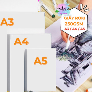 [Họa cụ ANZ] Giấy vẽ kỹ thuật, giáy vẽ marker  - Roki  250gsm