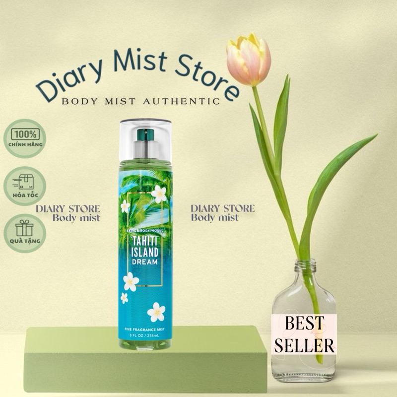 𝐃𝐢𝐚𝐫𝐲𝐦𝐢𝐬𝐭.𝐬𝐭𝐨𝐫𝐞 Xịt Thơm Toàn Thân - Tahiti Island Dream