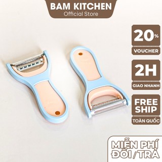 Dao bào đa năng inox Bam KITCHEN có thể tách làm 2 siêu bén cao cấp B2L01F