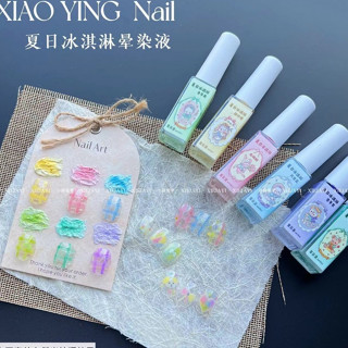 Set cồn loang pastel 6 màu, xu hướng nail