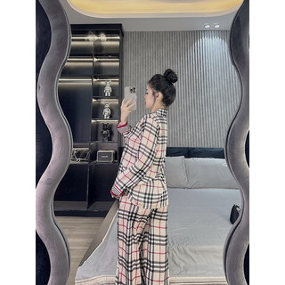 Bộ ngủ mặc nhà pijama gấu bbr lụa xước SAM mát